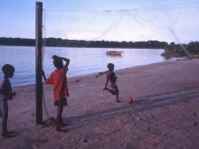 Futbol en el lago Victoria