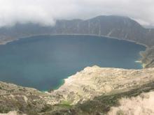 Volcán y lago Quilotoa