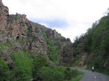 Subiendo a la sierra de Neila.